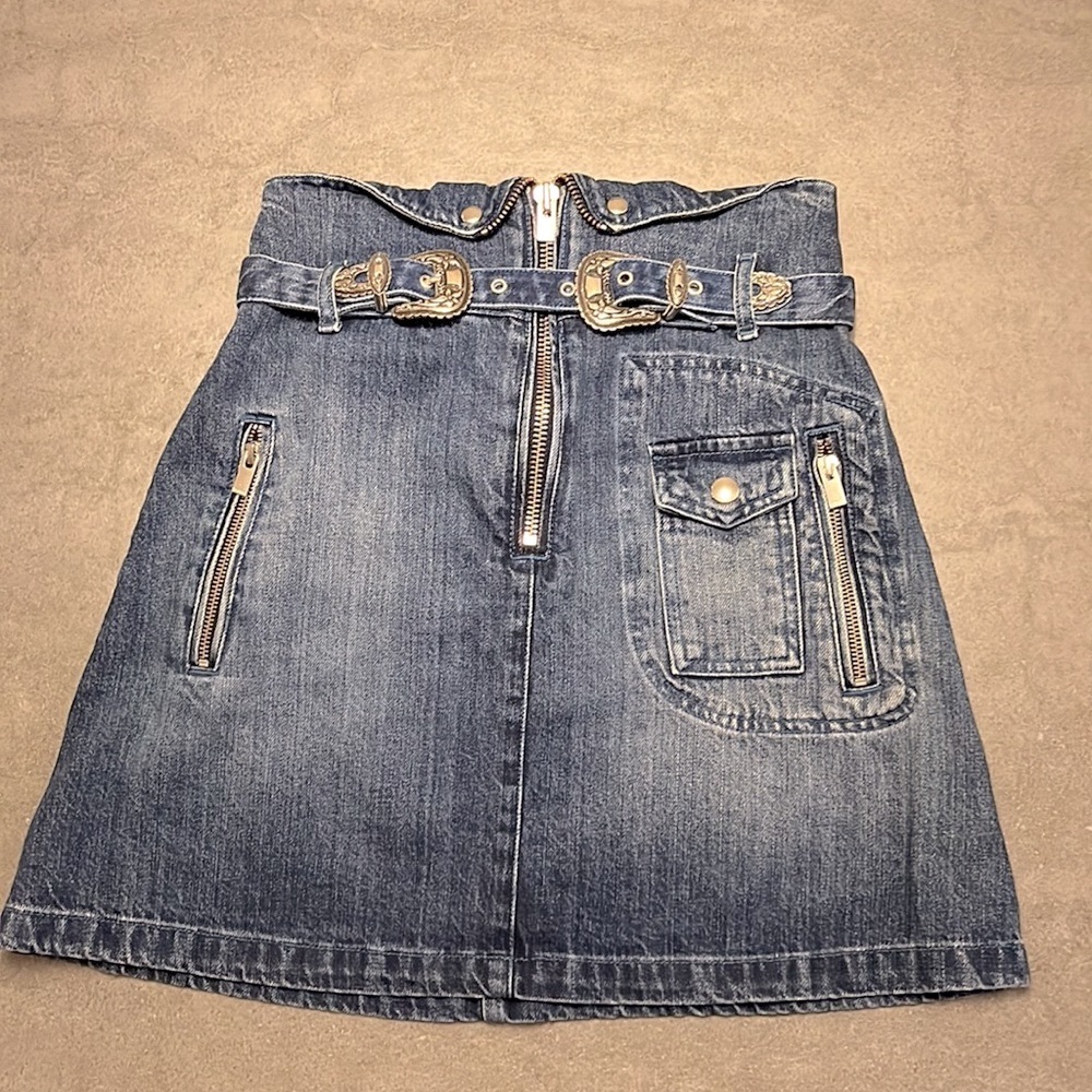 Kooples jeans skirt